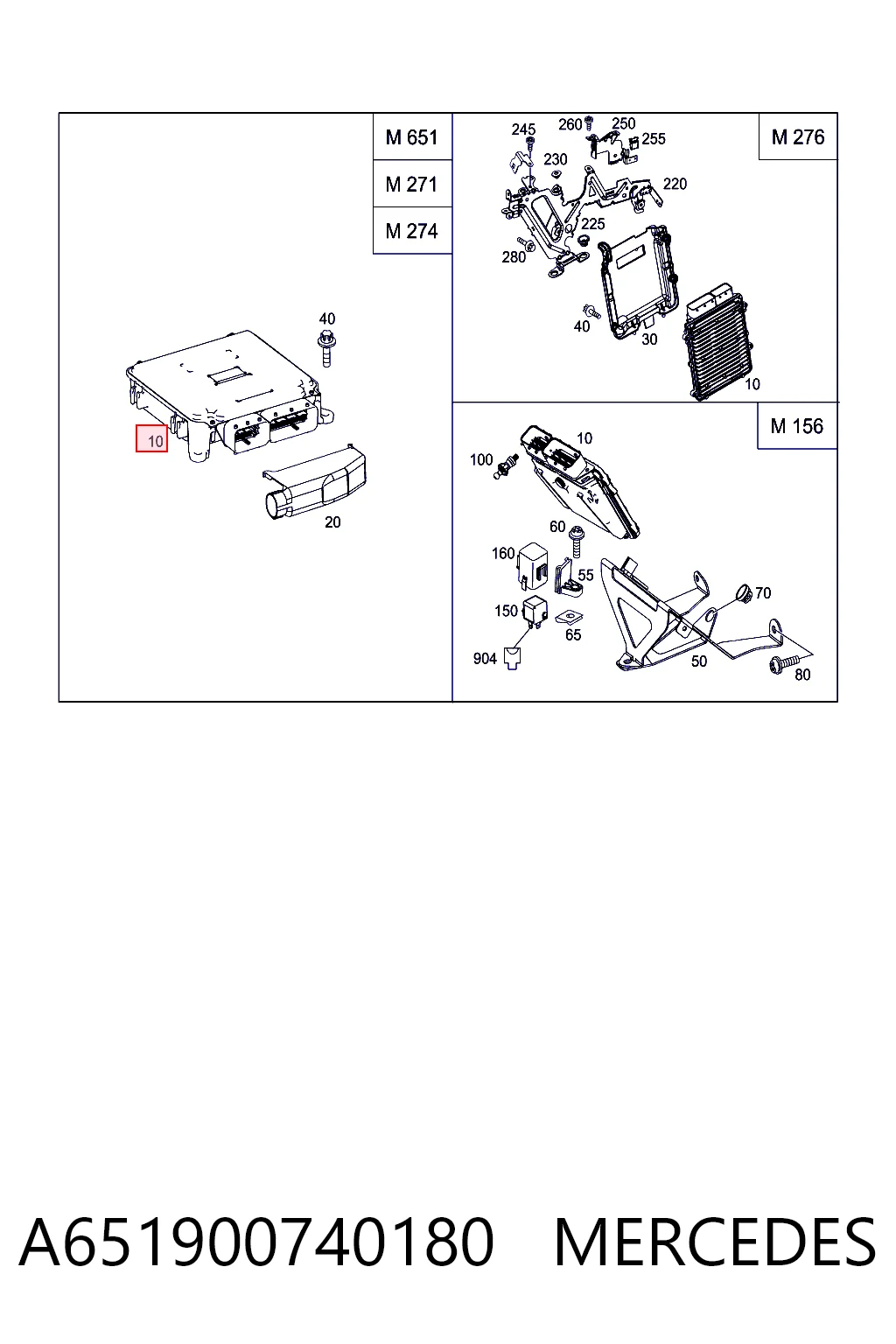 A651900740180 Mercedes