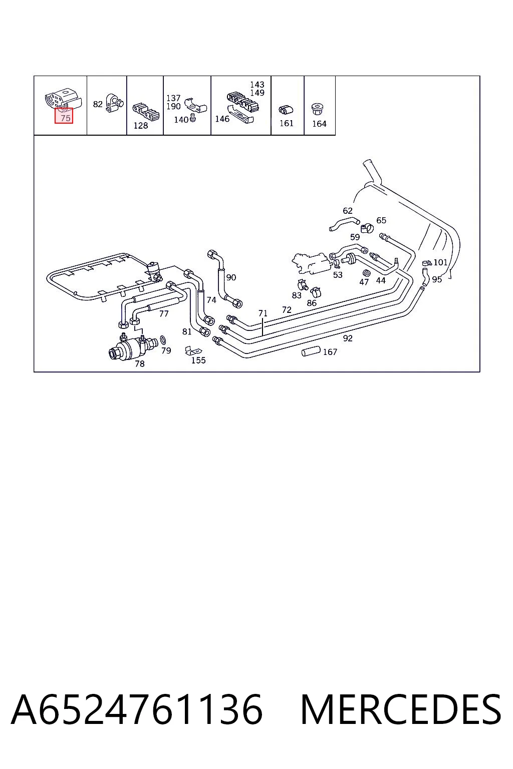 A6524761136 Mercedes