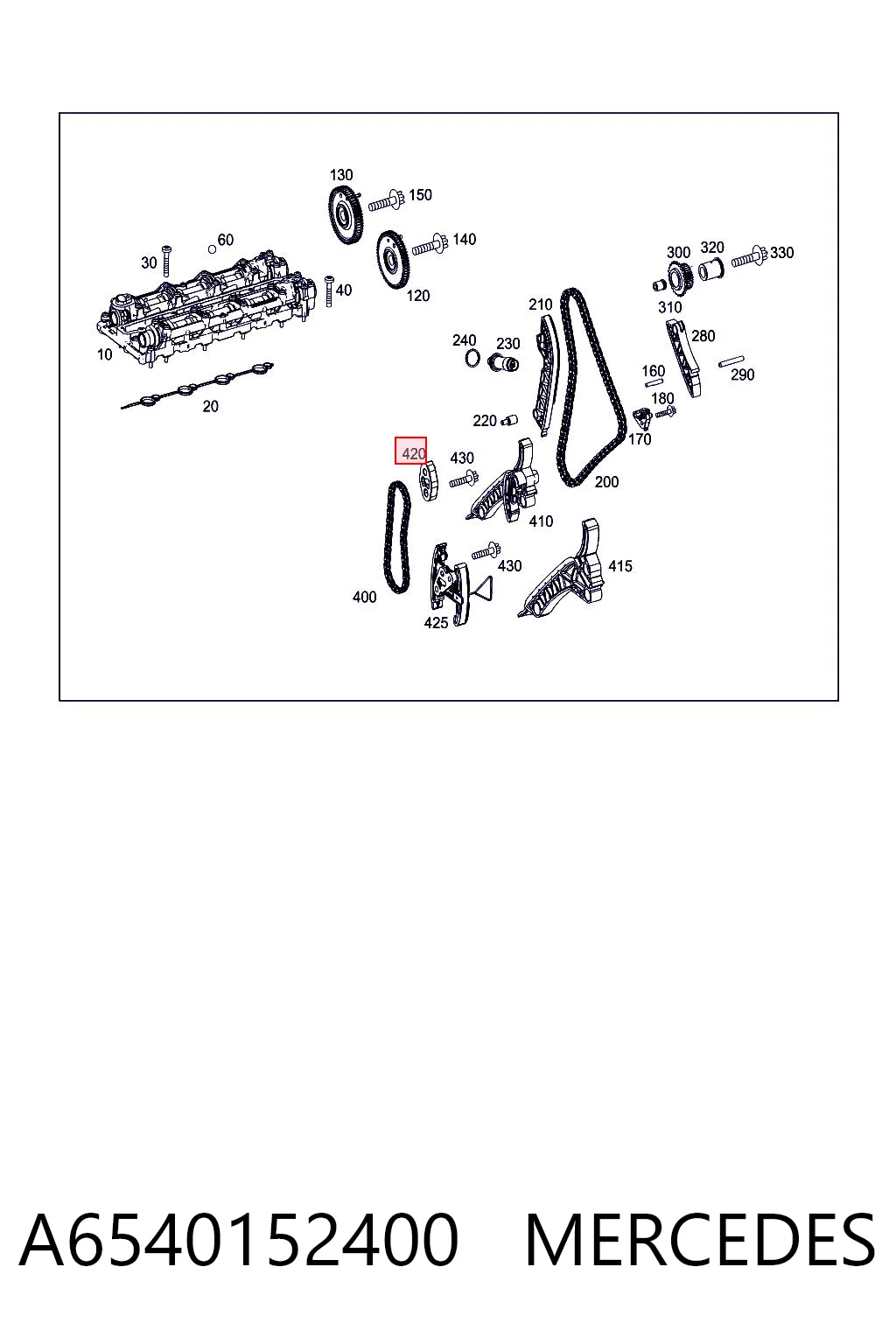 A6540152400 Mercedes