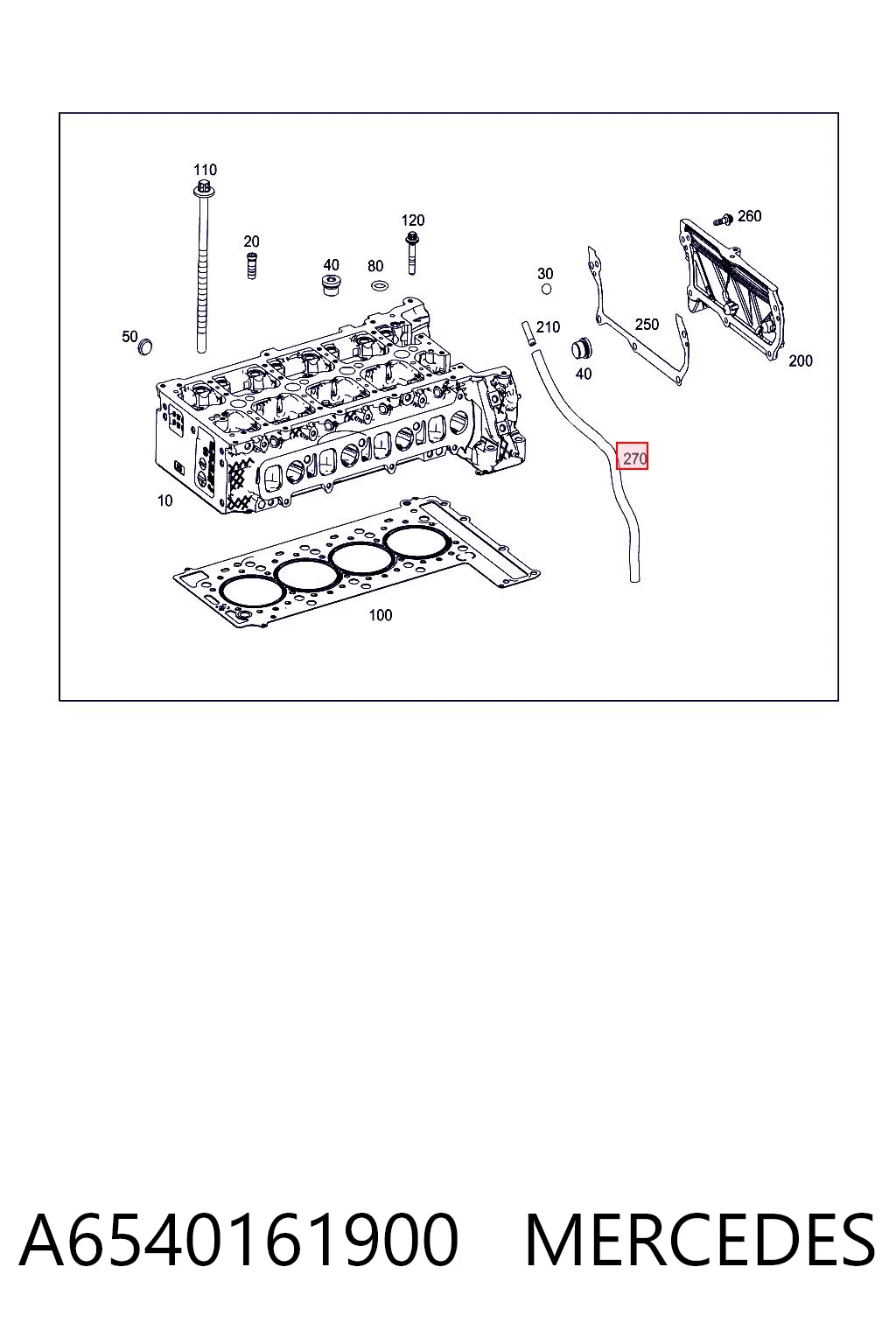 A6540161900 Mercedes
