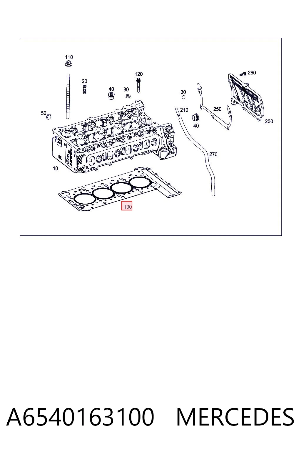 A6540163100 Mercedes