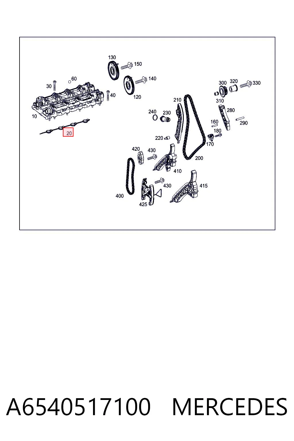 A6540517100 Mercedes