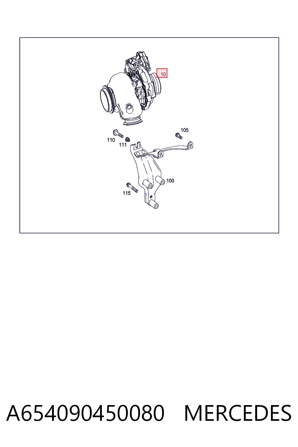 Turbocompresor para Mercedes ML/GLE W167