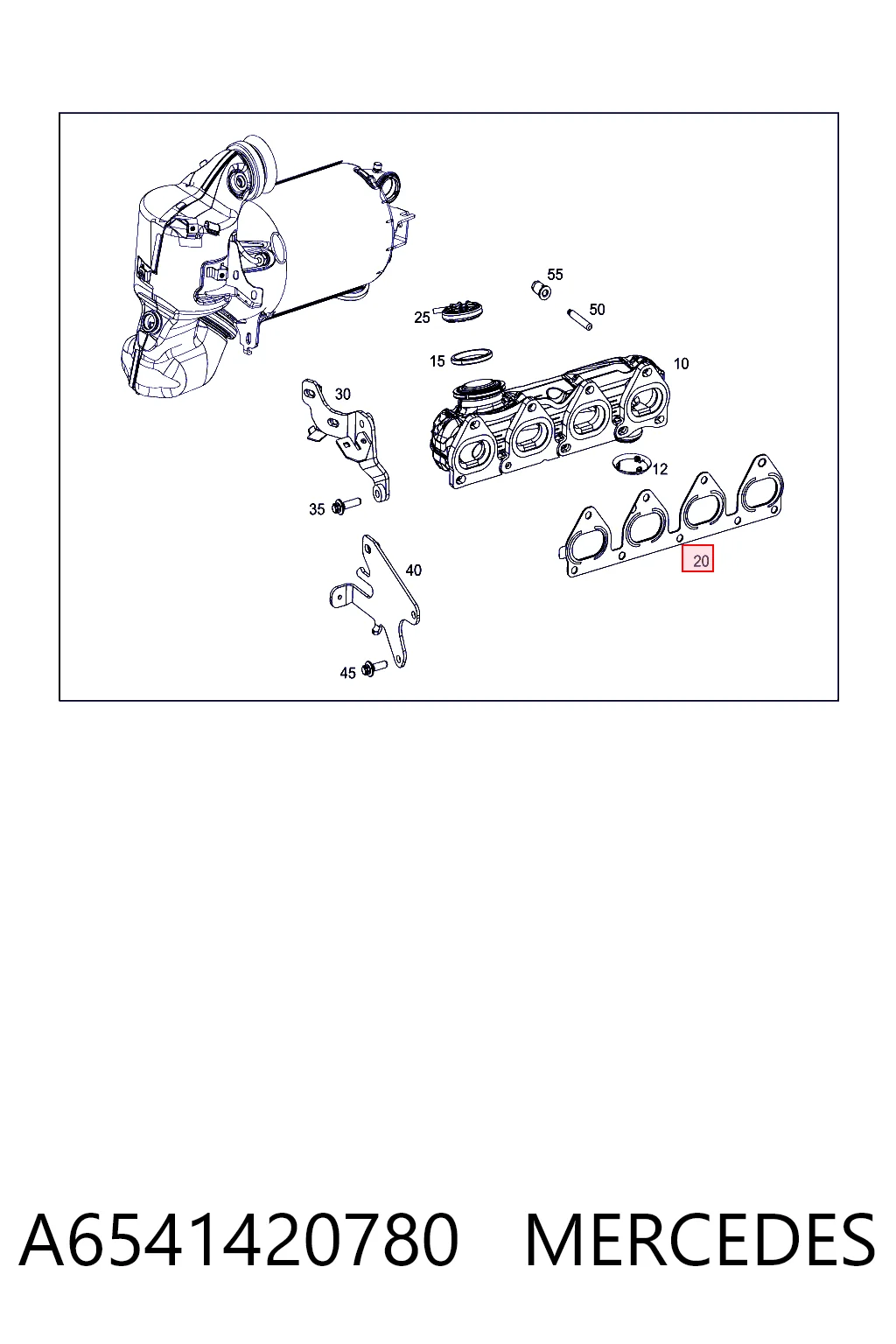 A6541420780 Mercedes