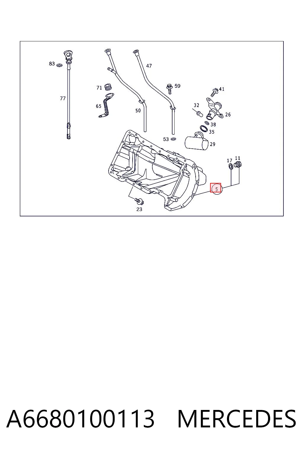 A6680100113 Mercedes