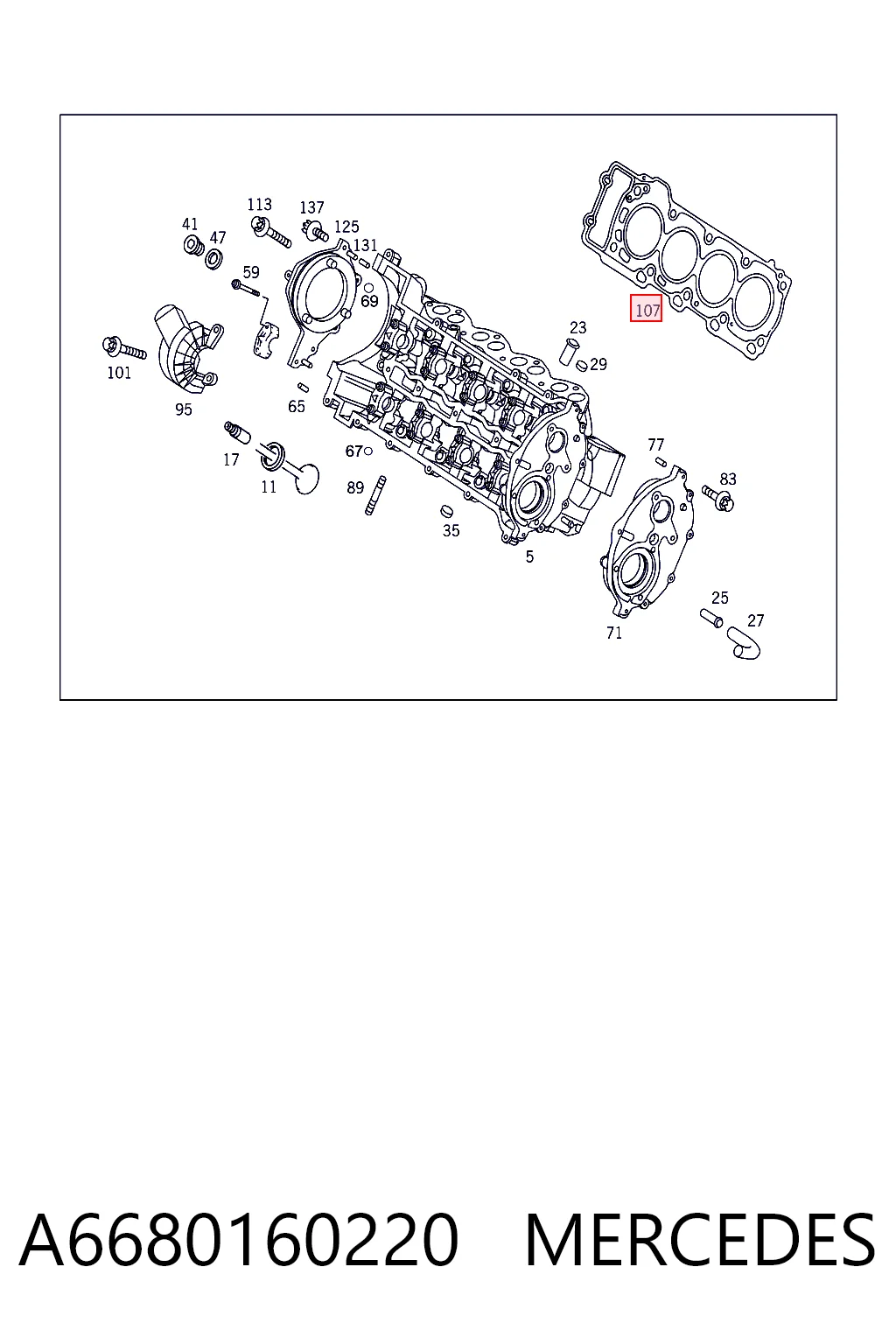 Comprar Junta de culata A  W168