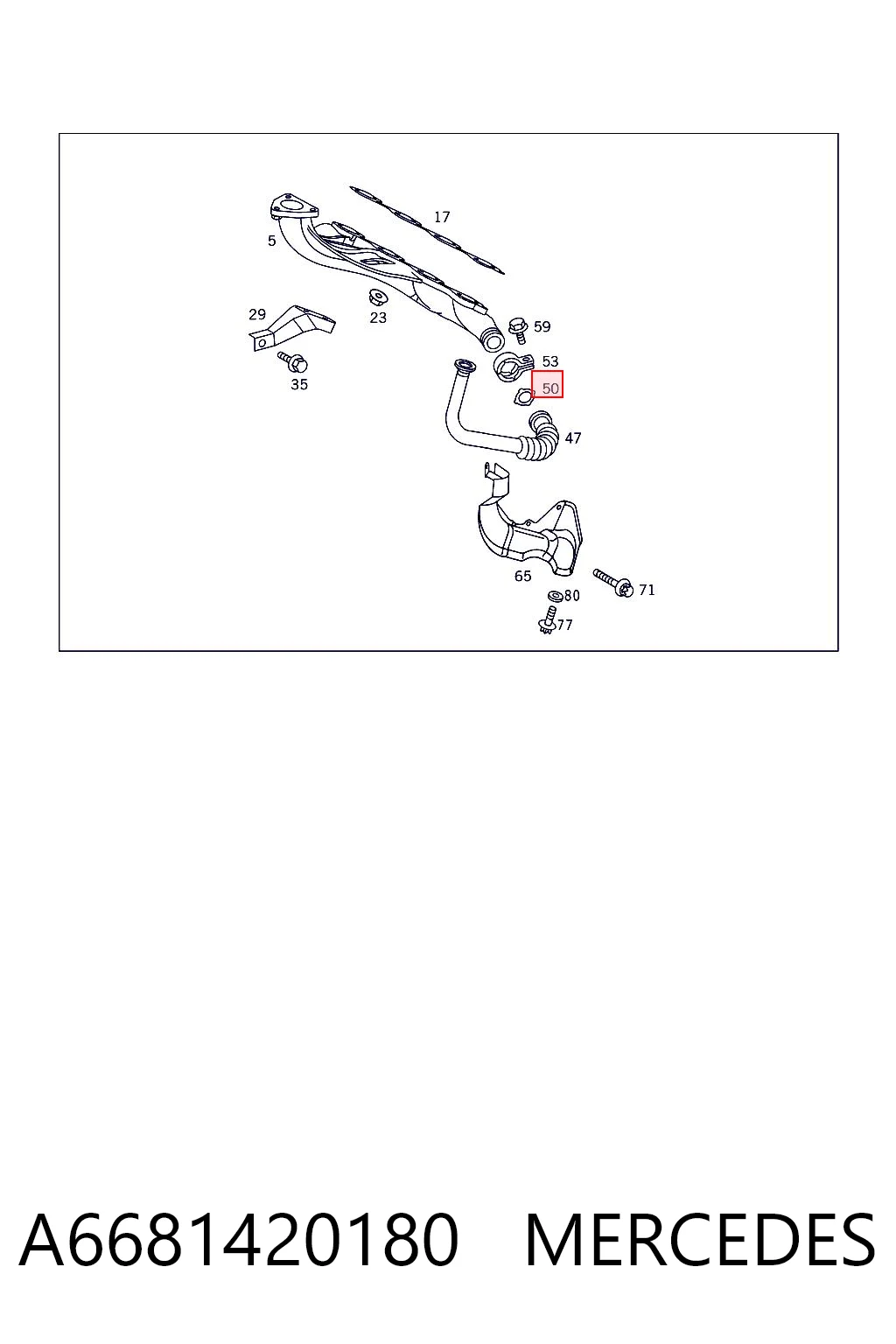 A6681420180 Mercedes