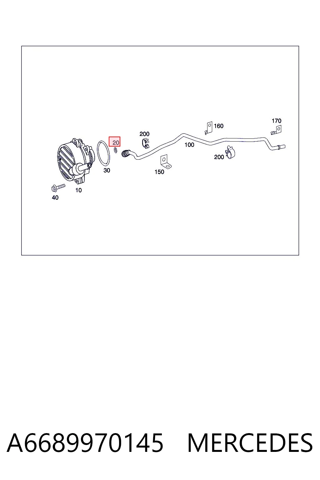 A6689970145 Mercedes