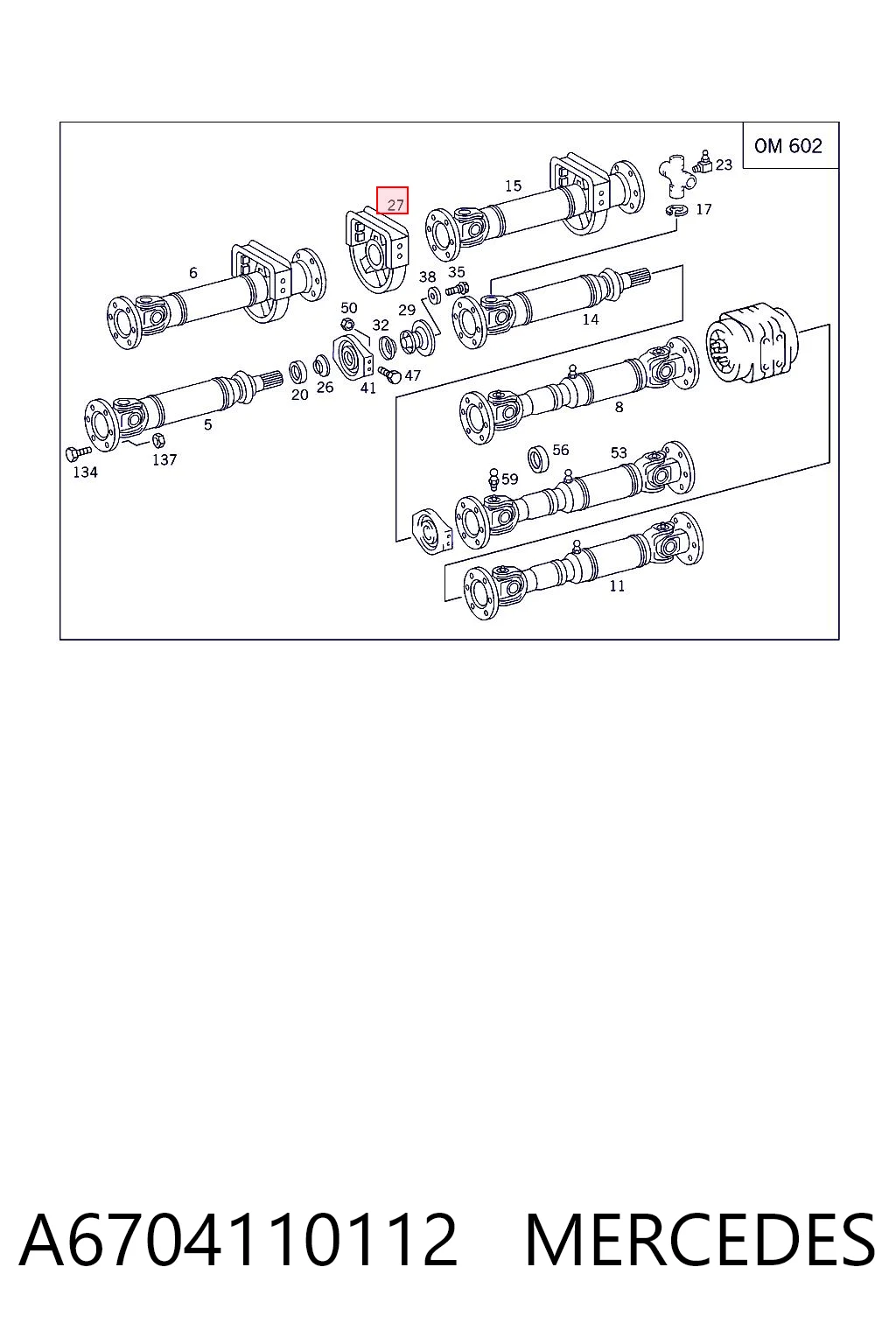 A6704110112 Mercedes