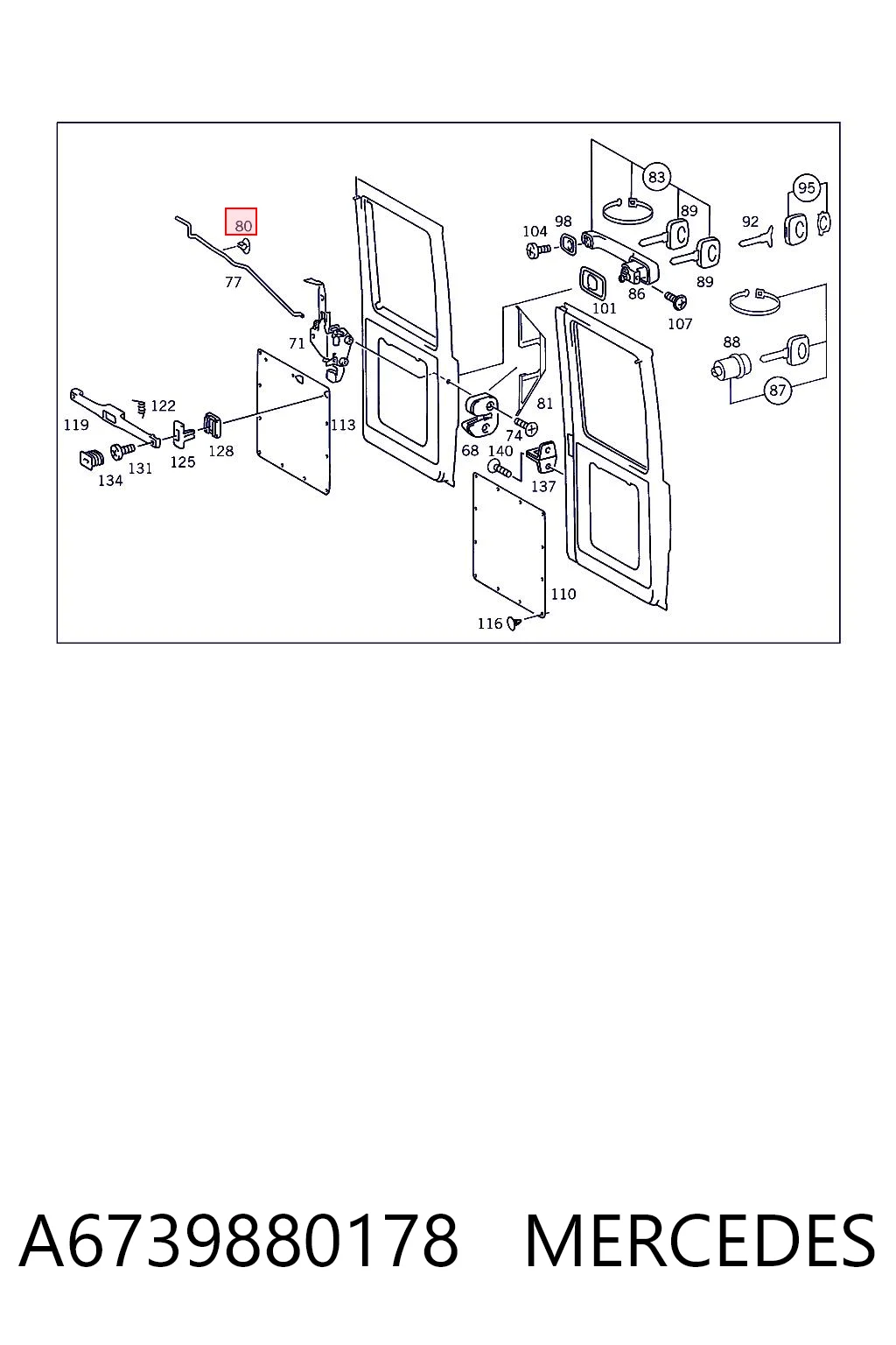 A6739880178 Mercedes