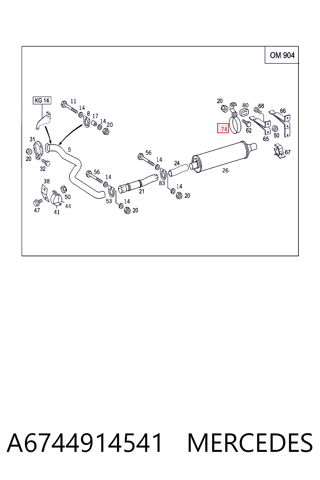 A6744914541 Mercedes