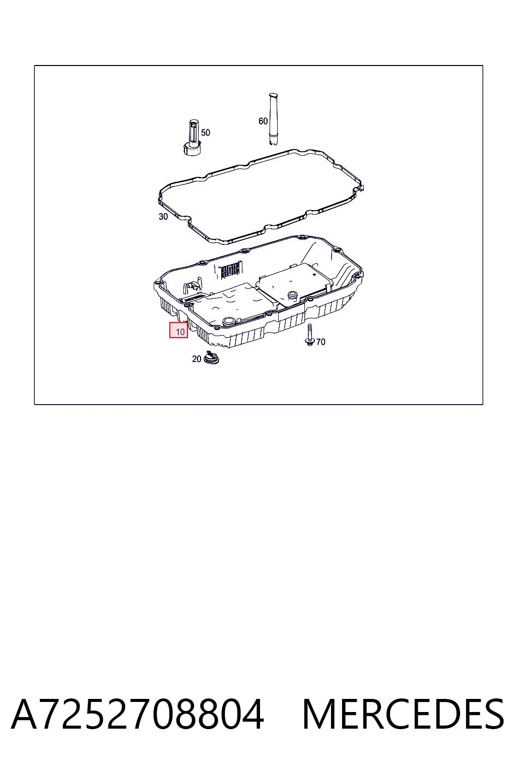 A7252708804 Mercedes Carter caja de cambios automatica