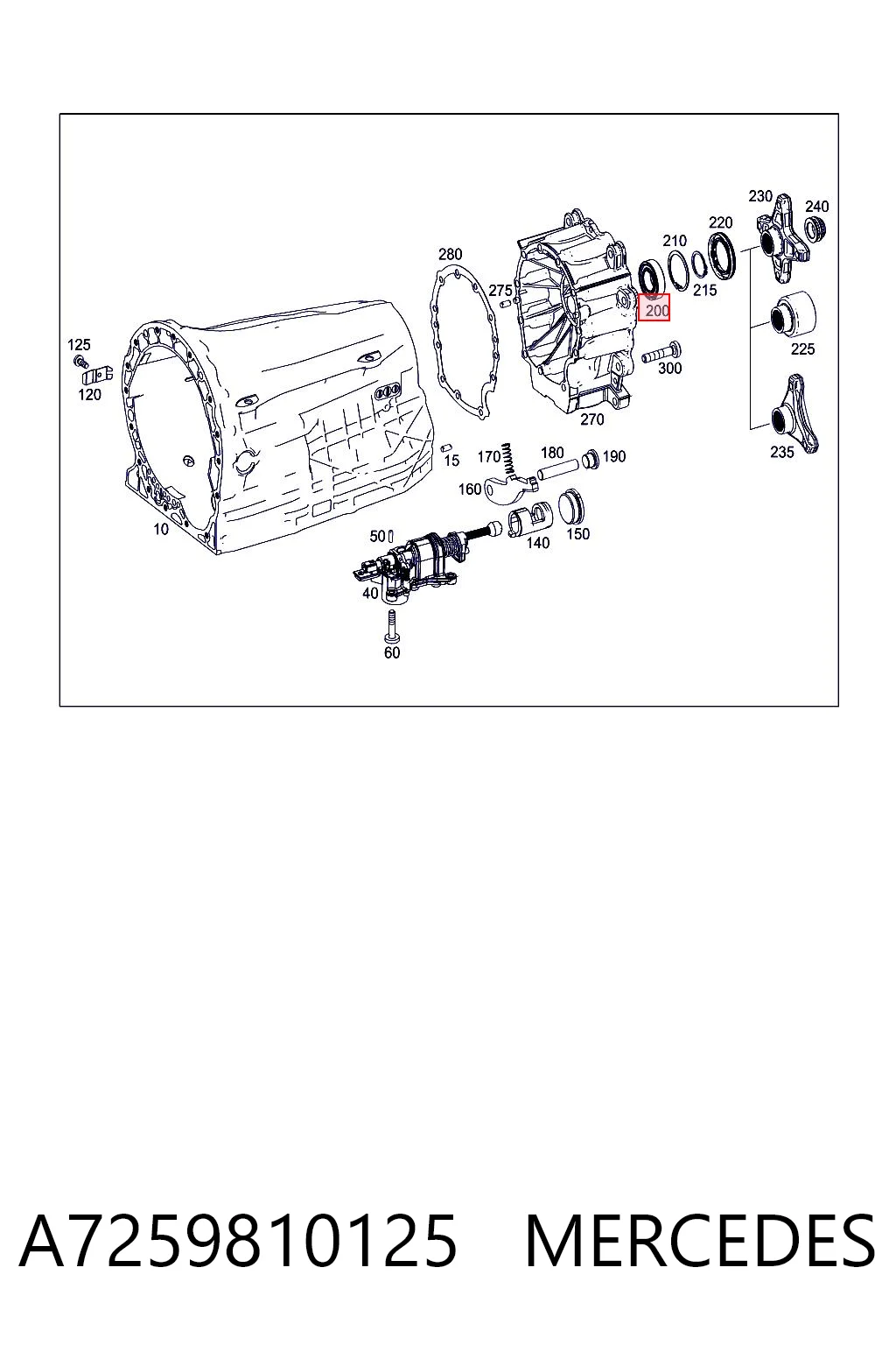 A7259810125 Mercedes