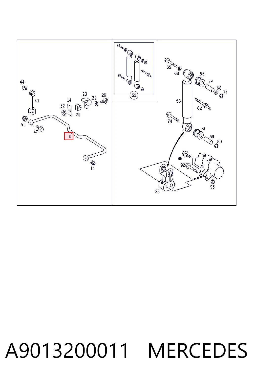 A9013200011 Mercedes