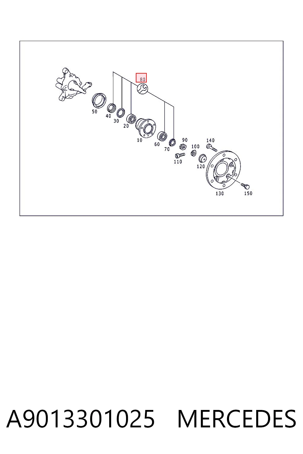 A9013301025 Mercedes