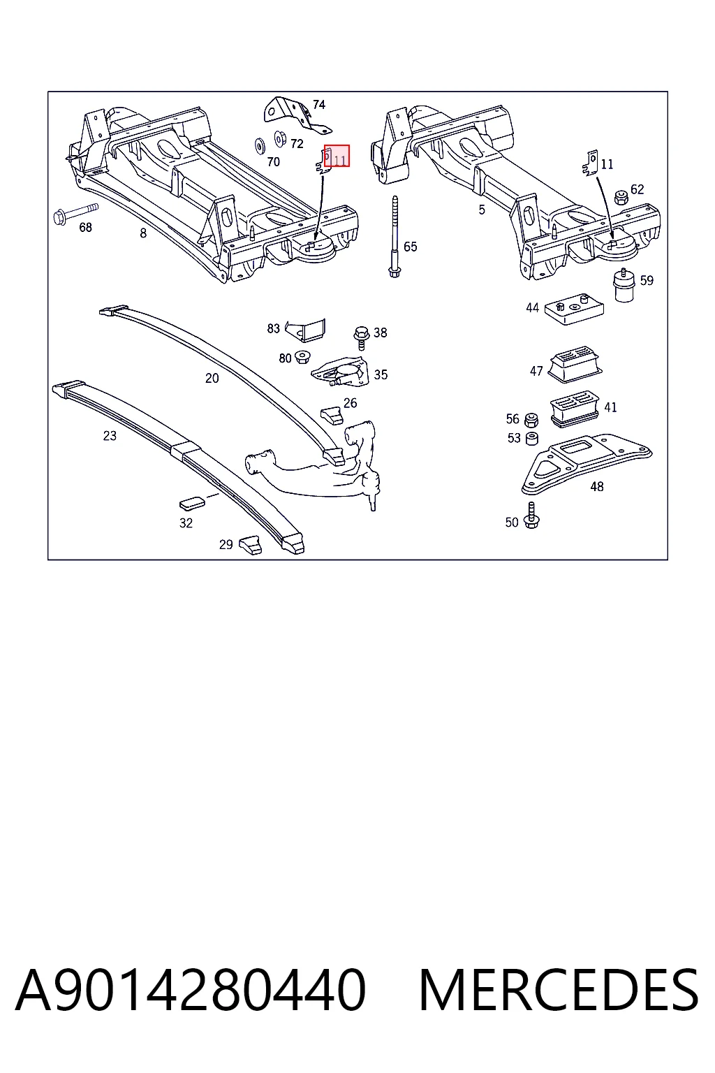 A9014280440 Mercedes