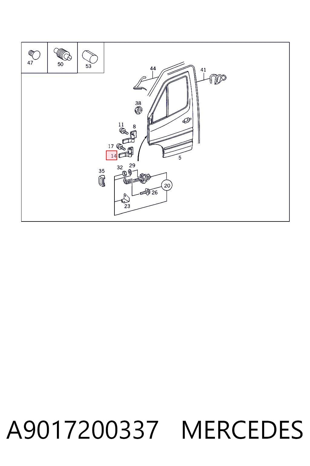 A9017200337 Mercedes
