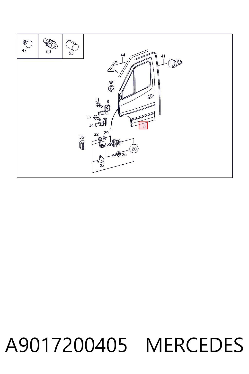 A9017200405 Mercedes