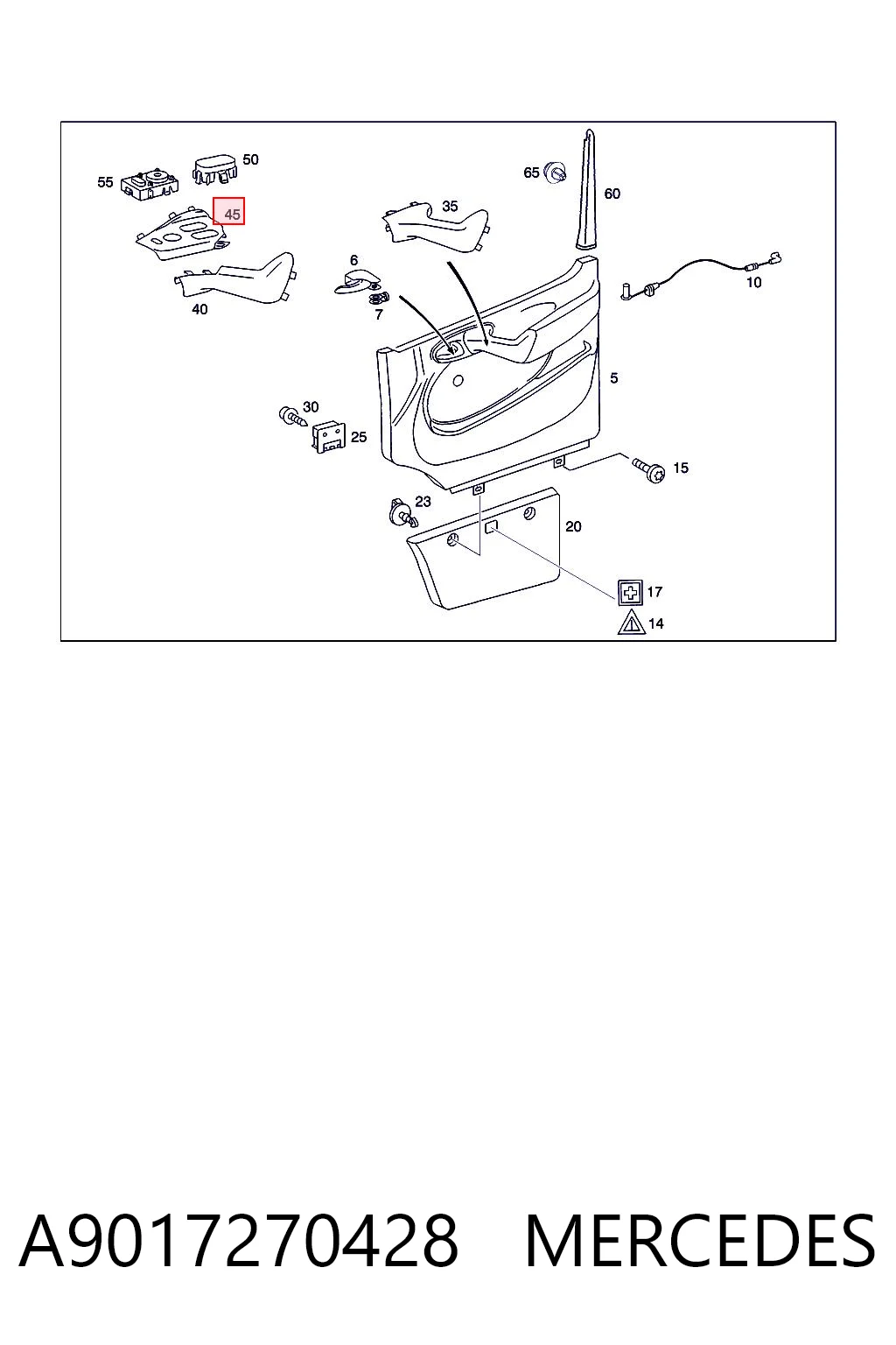 A9017270428 Mercedes