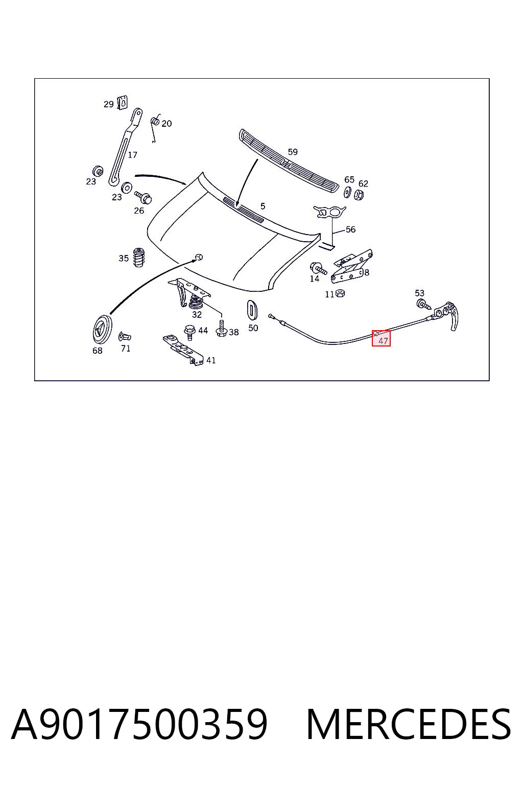 A9017500359 Mercedes