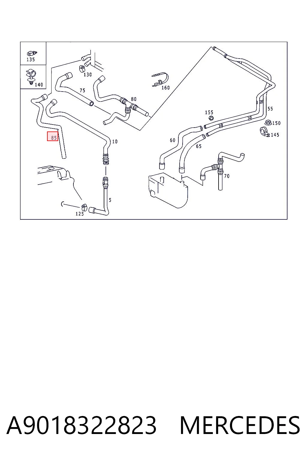 A9018322823 Mercedes