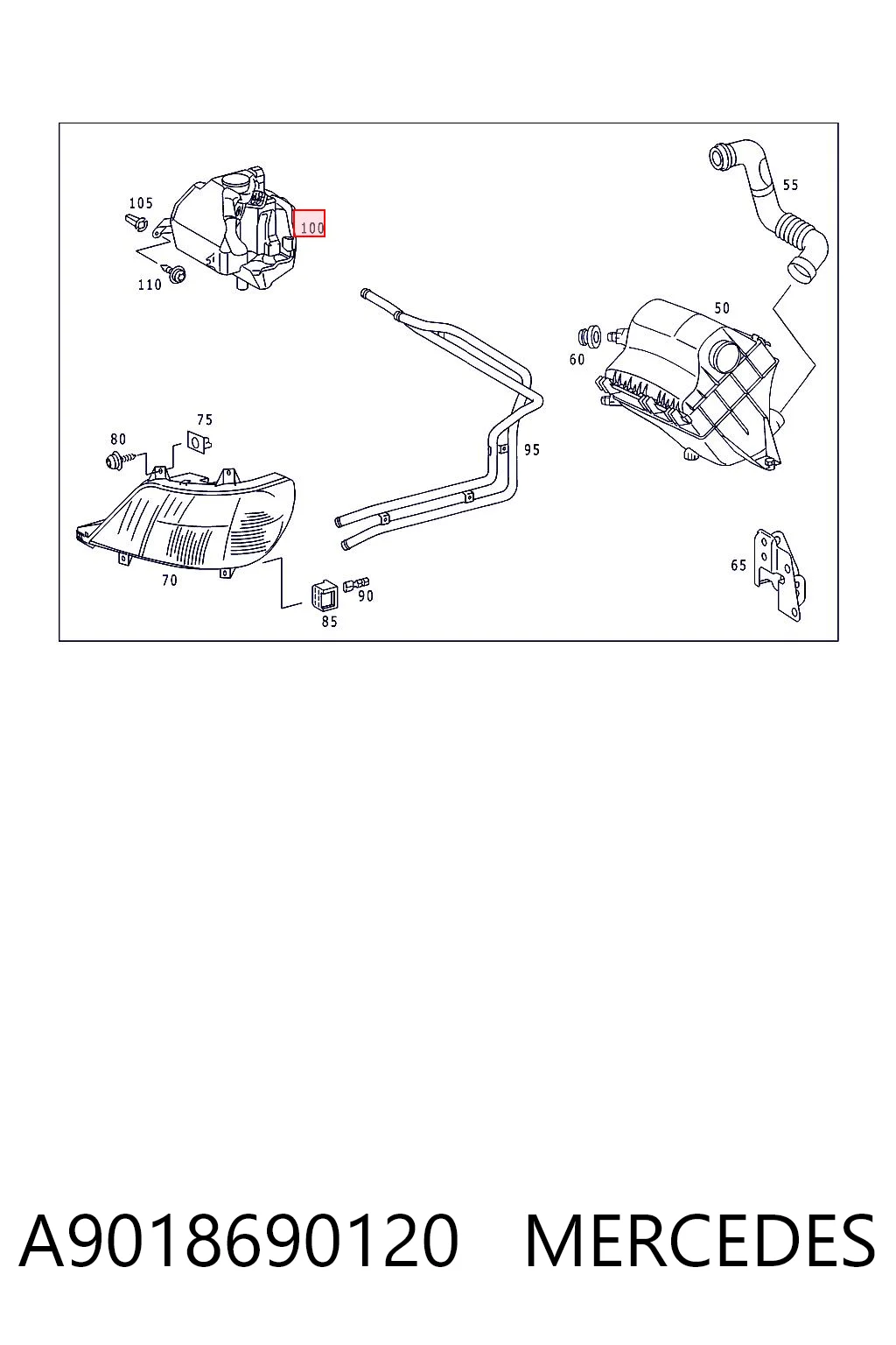 A9018690120 Mercedes