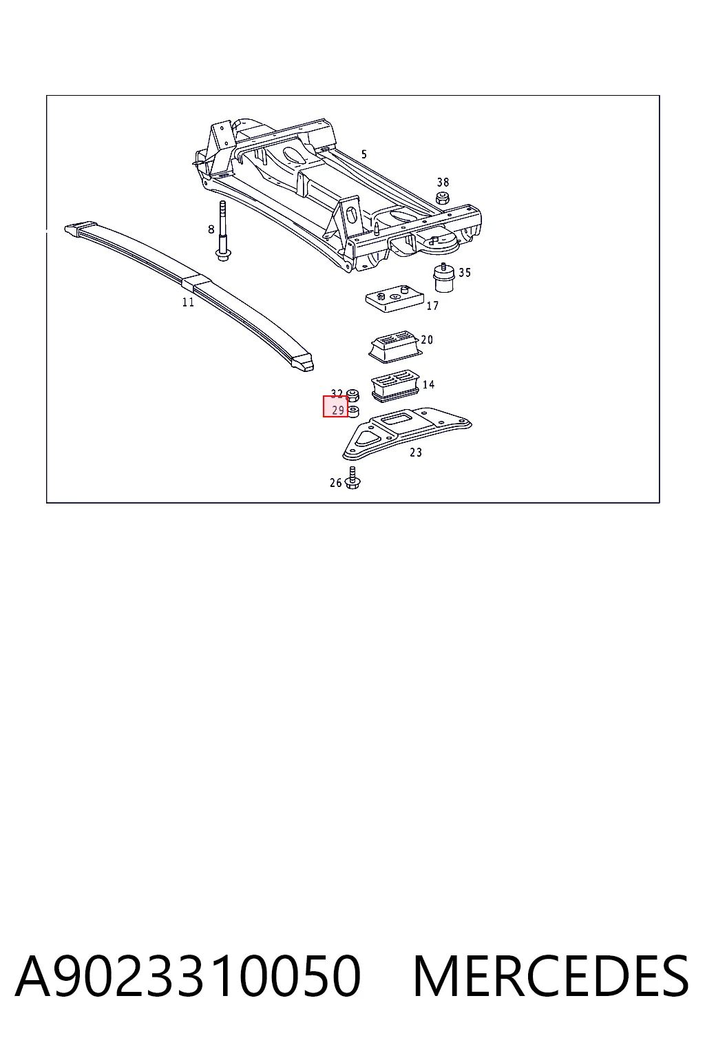 A9023310050 Mercedes