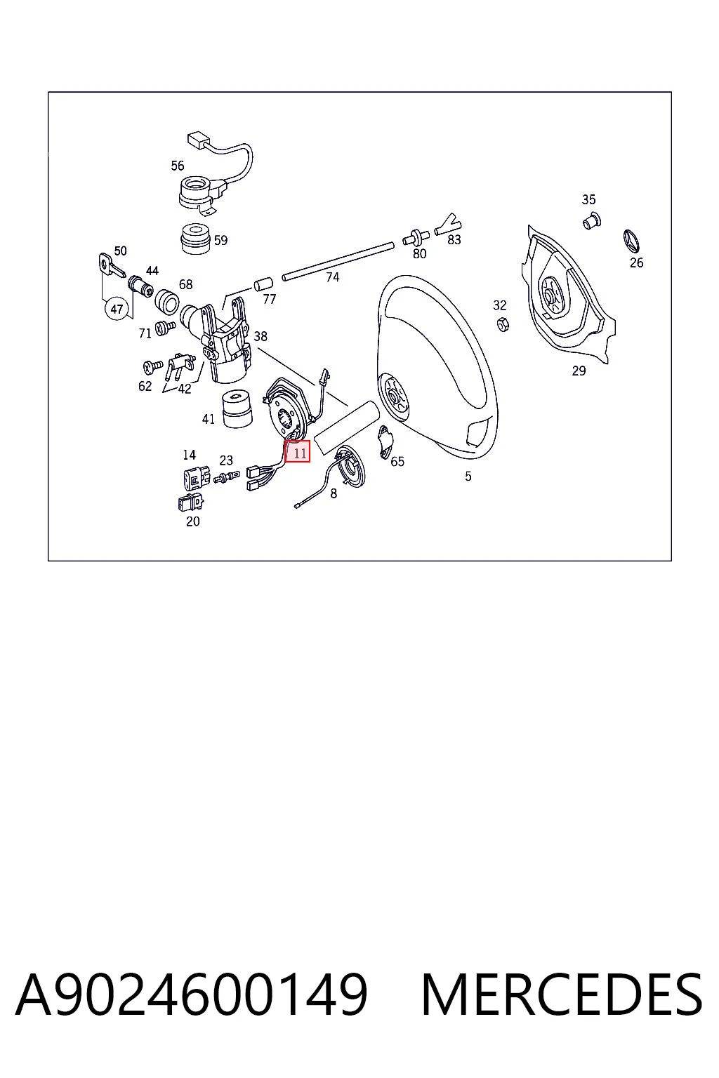 Comprar Anillo AIRBAG Mercedes Vito I 638