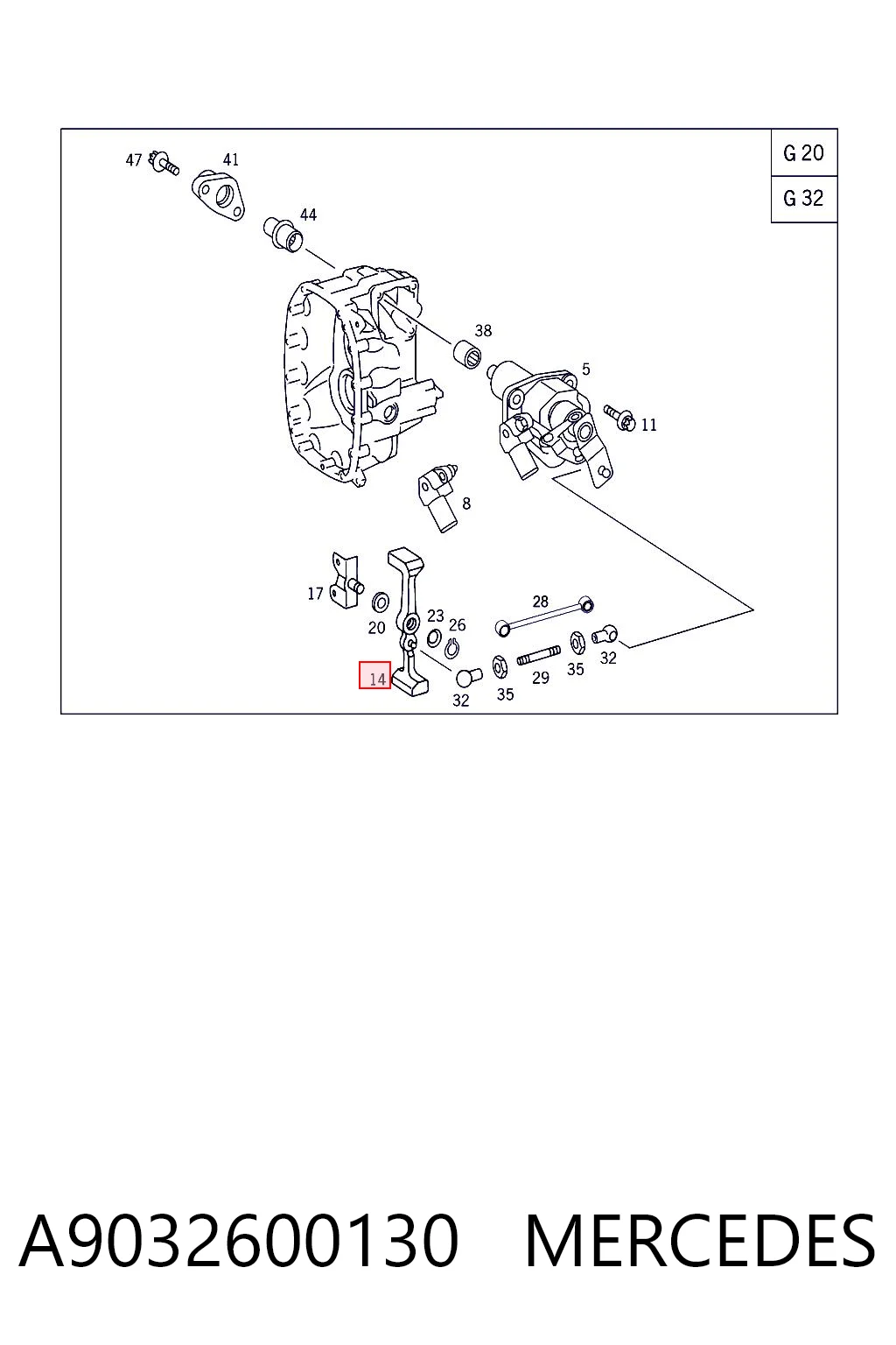 A9032600130 Mercedes