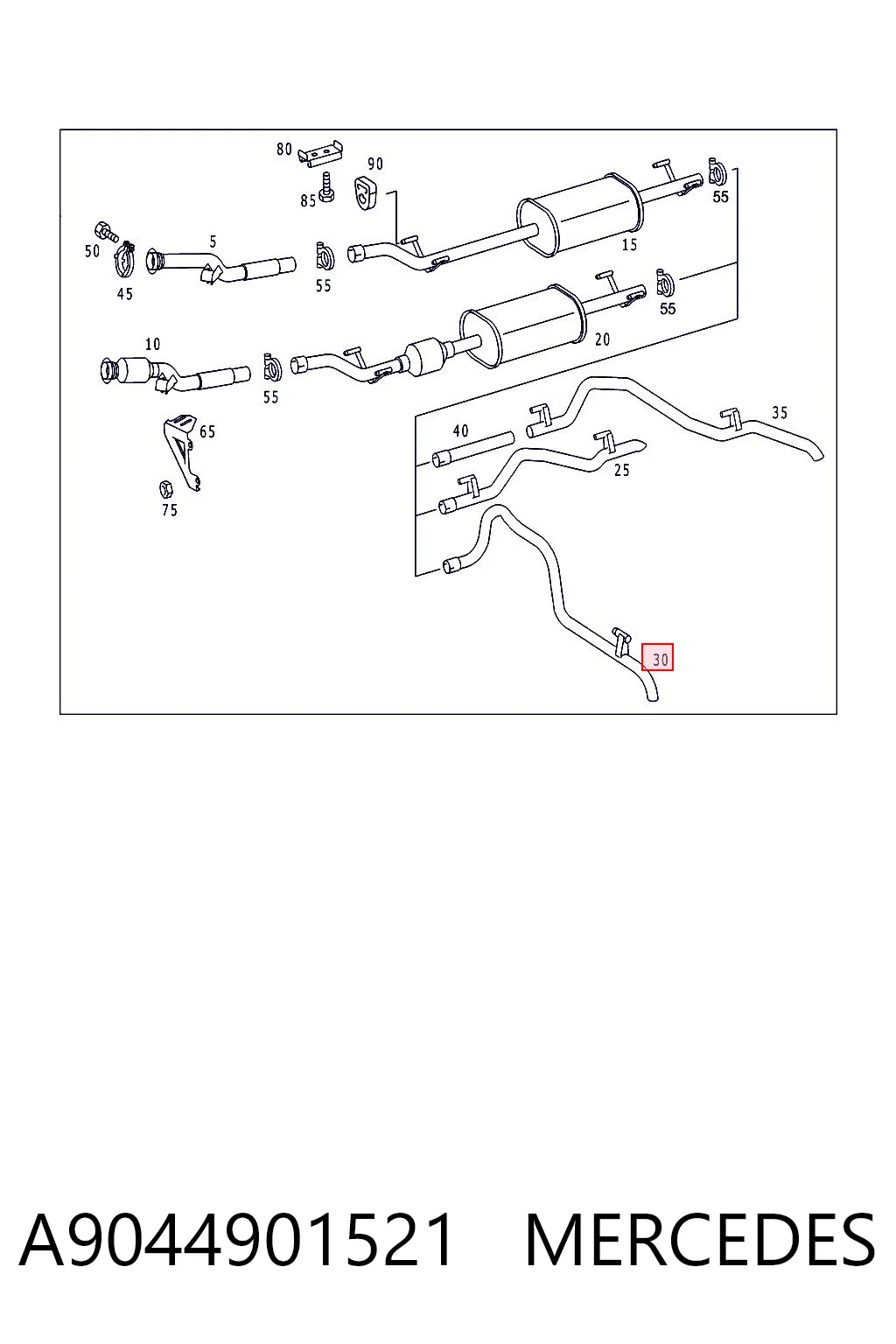 A9044901521 Mercedes