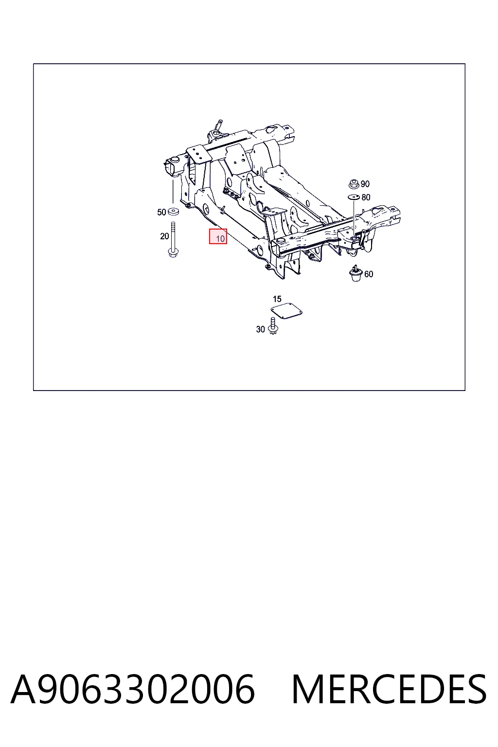 Comprar Puente delantero Mercedes Sprinter II 3,5-t 906