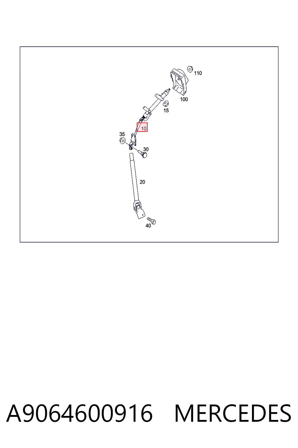 Comprar Columna de dirección Sprinter  906