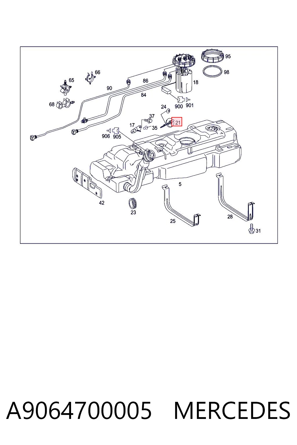 Tapón combustible Volkswagen Crafter  (2E, 2EE, 2EK)