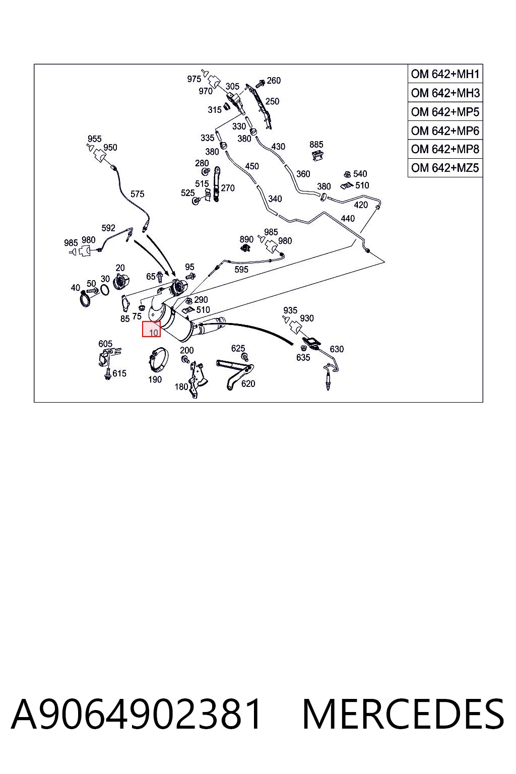 Convertidor catalítico Sprinter  furgoneta (2006-2020) original desde 313,12 €