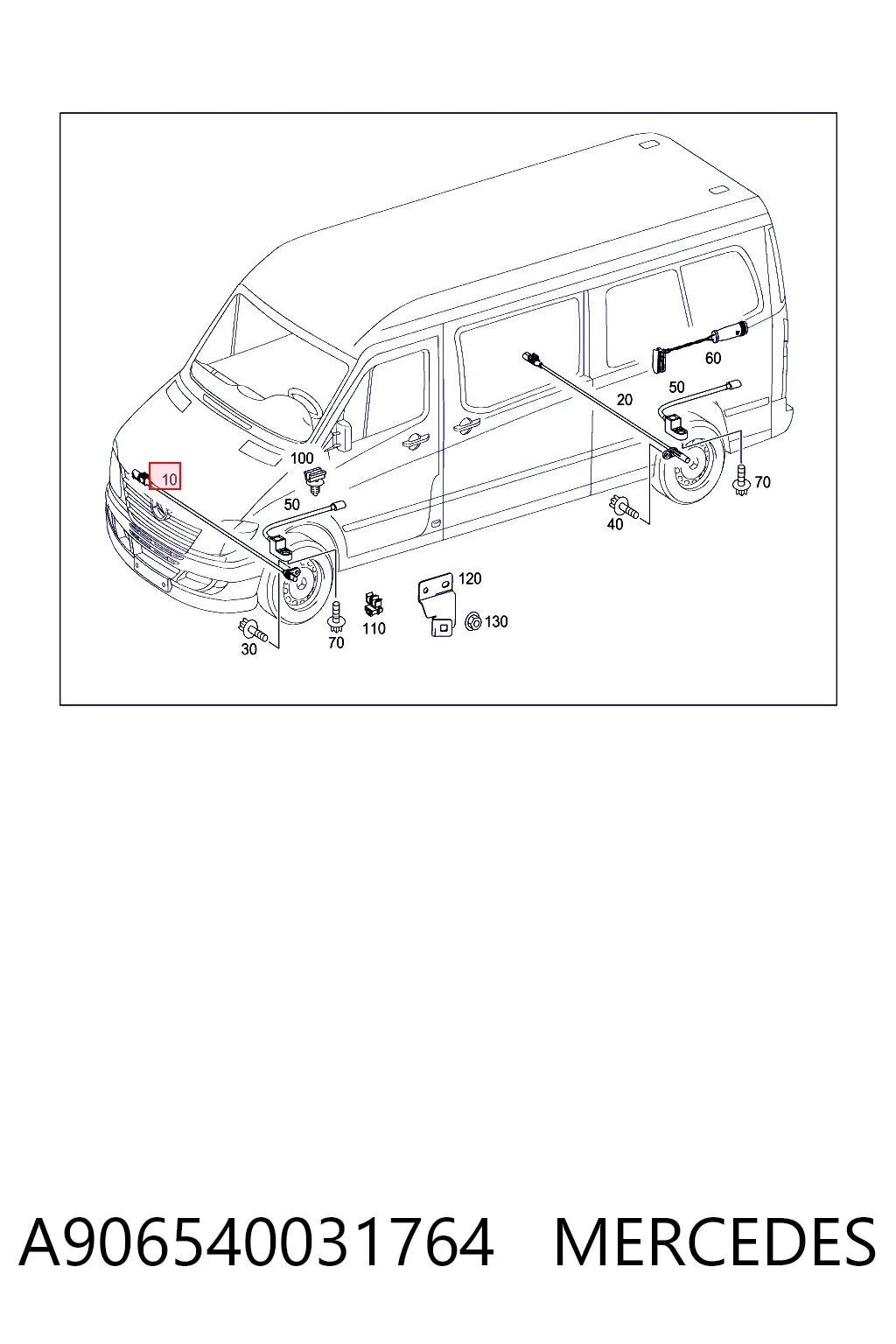 Comprar Sensor revoluciones de la rueda, delantero Sprinter  906