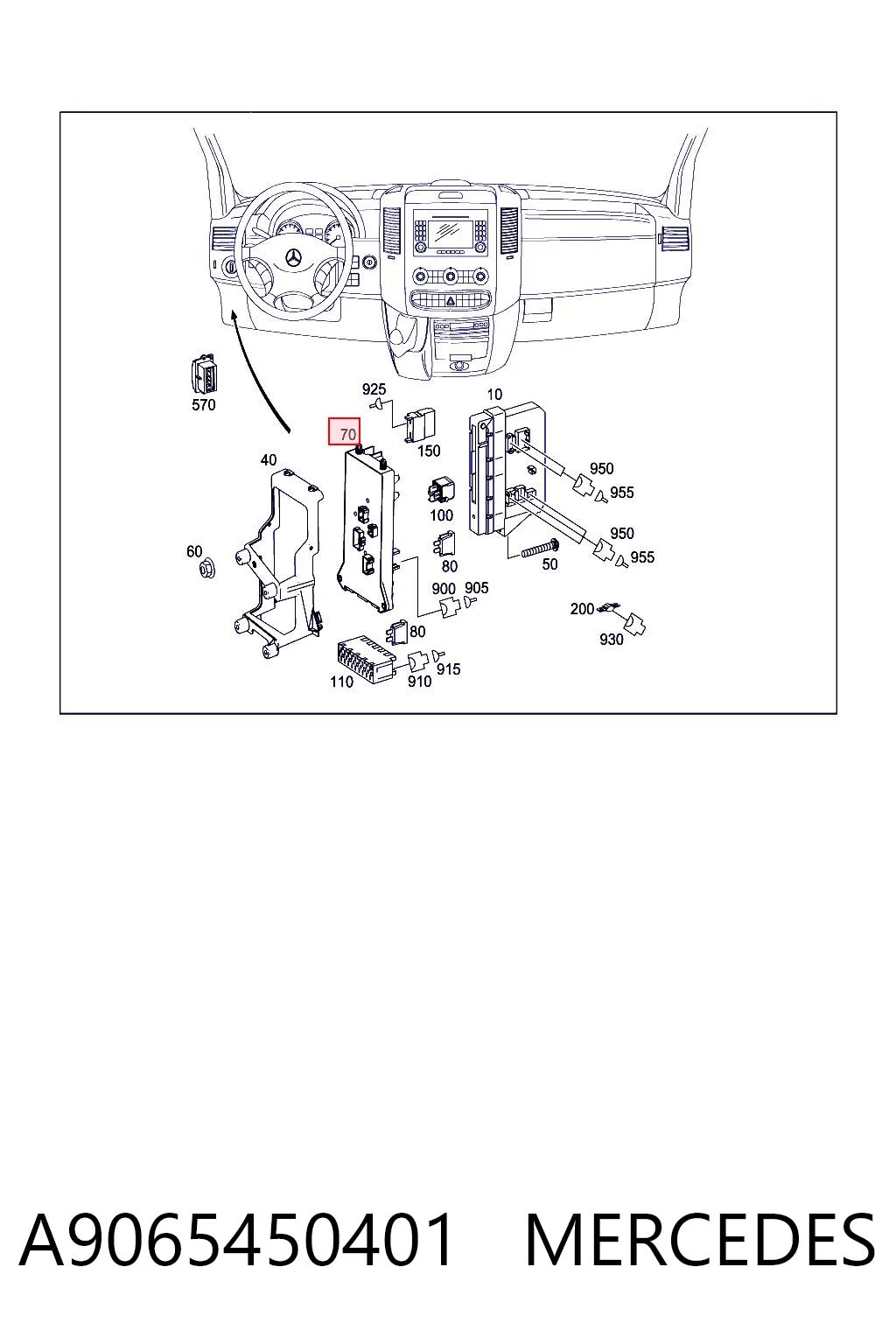 Comprar Caja de fusibles Mercedes Sprinter  906 a bajo precio