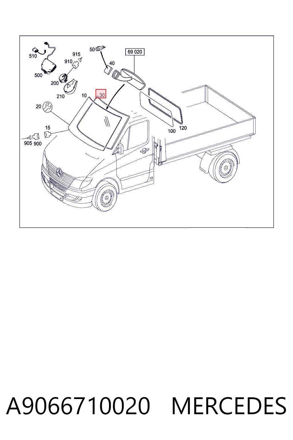 A9066710020 Mercedes