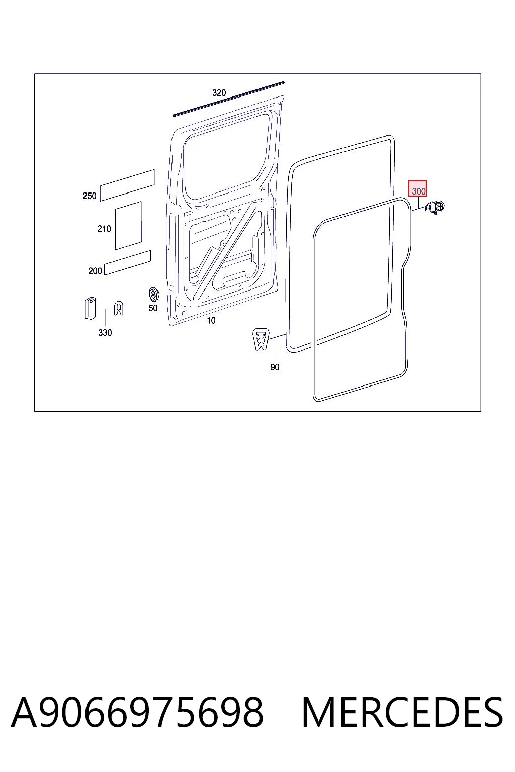 A9066975698 Mercedes