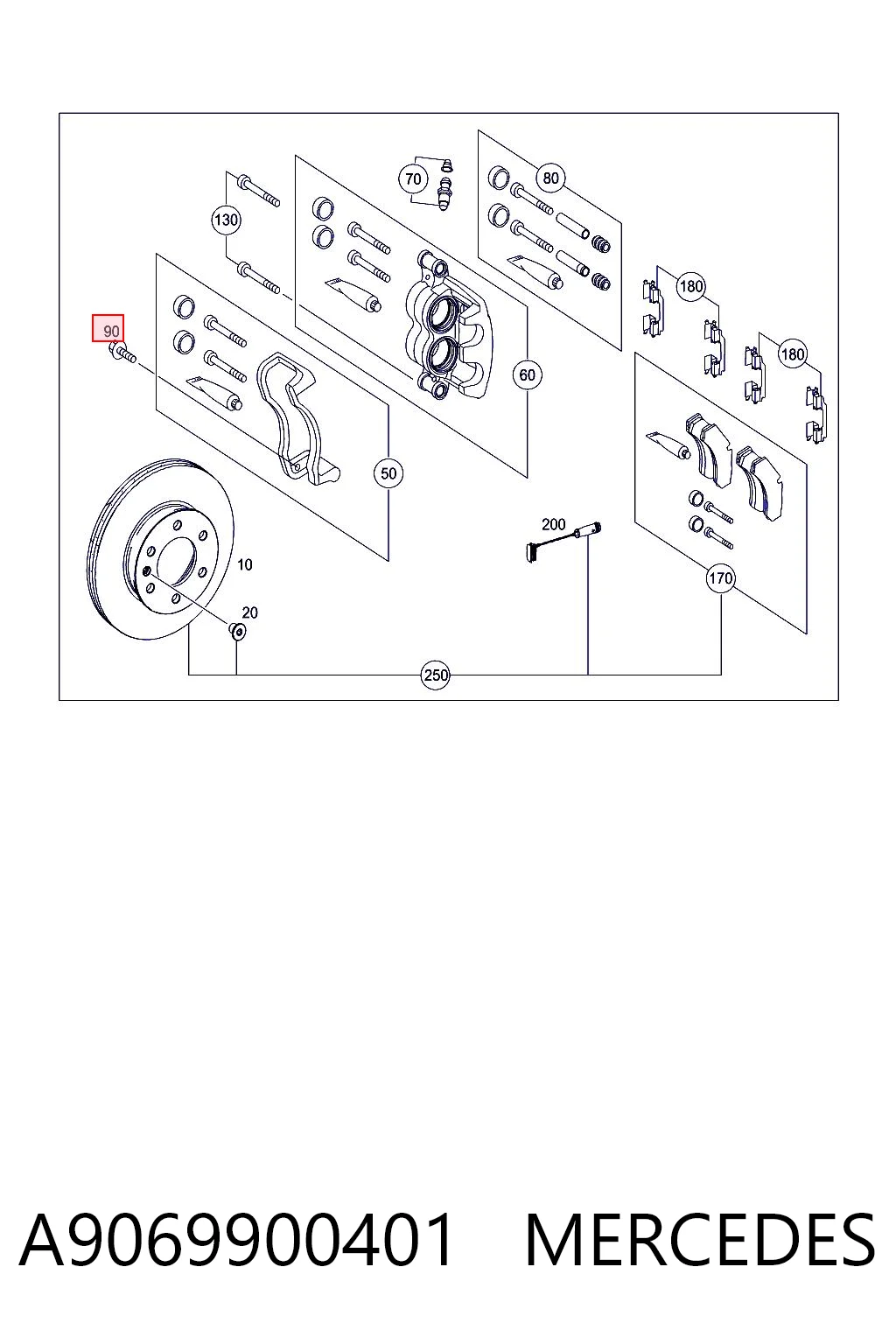 A9069900401 Mercedes