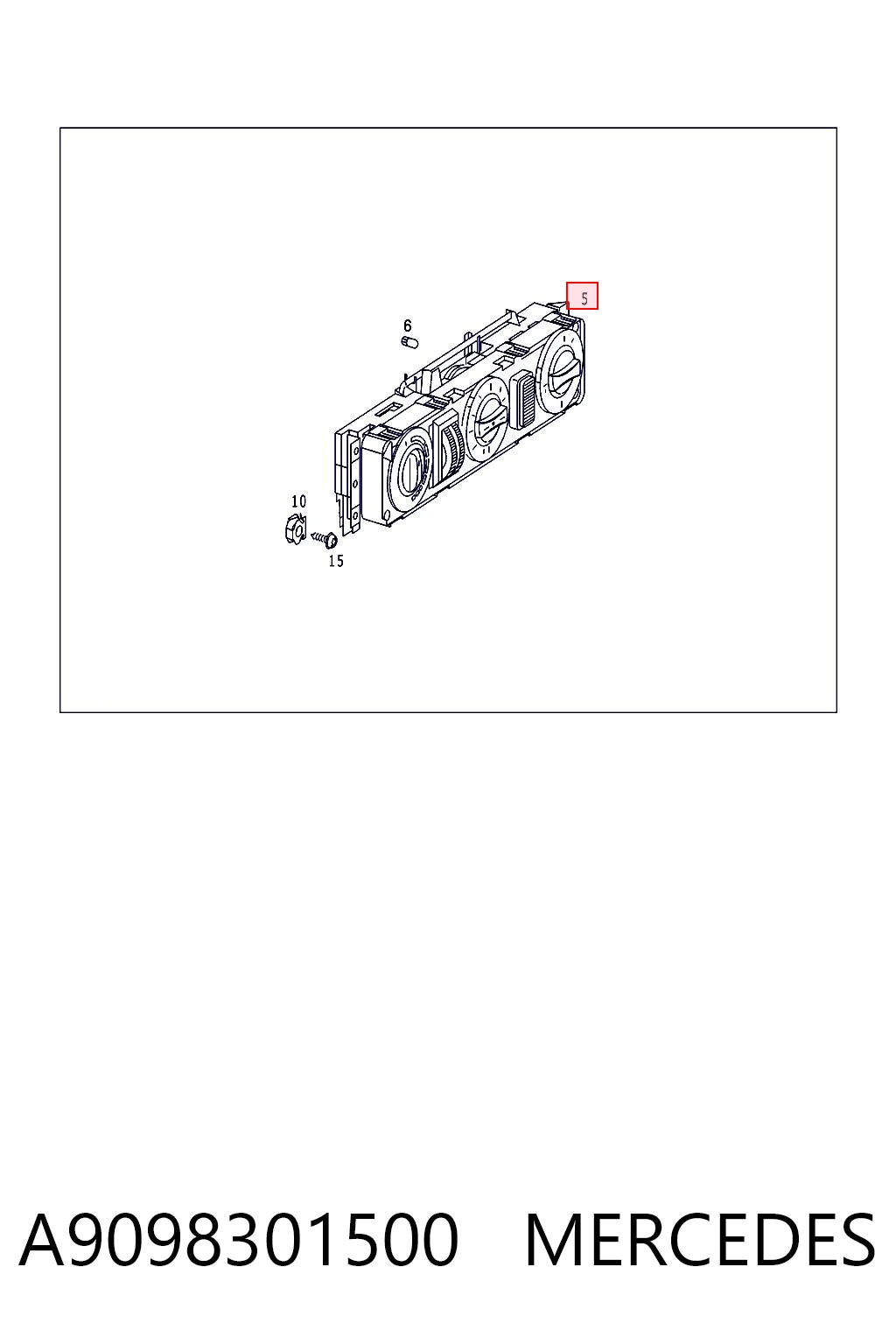 A9098301500 Mercedes