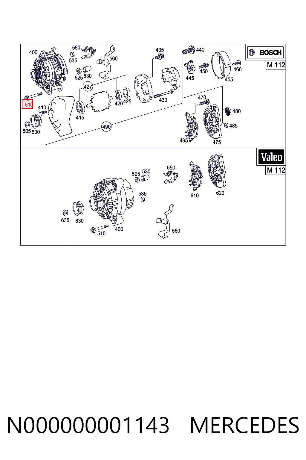 N000000001143 Mercedes