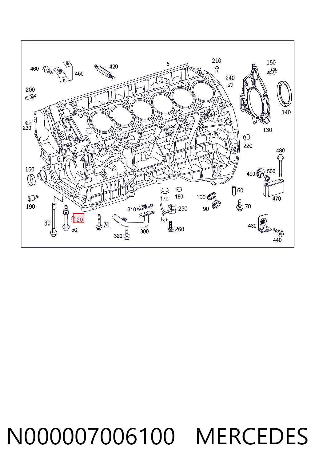 N000007006100 Mercedes