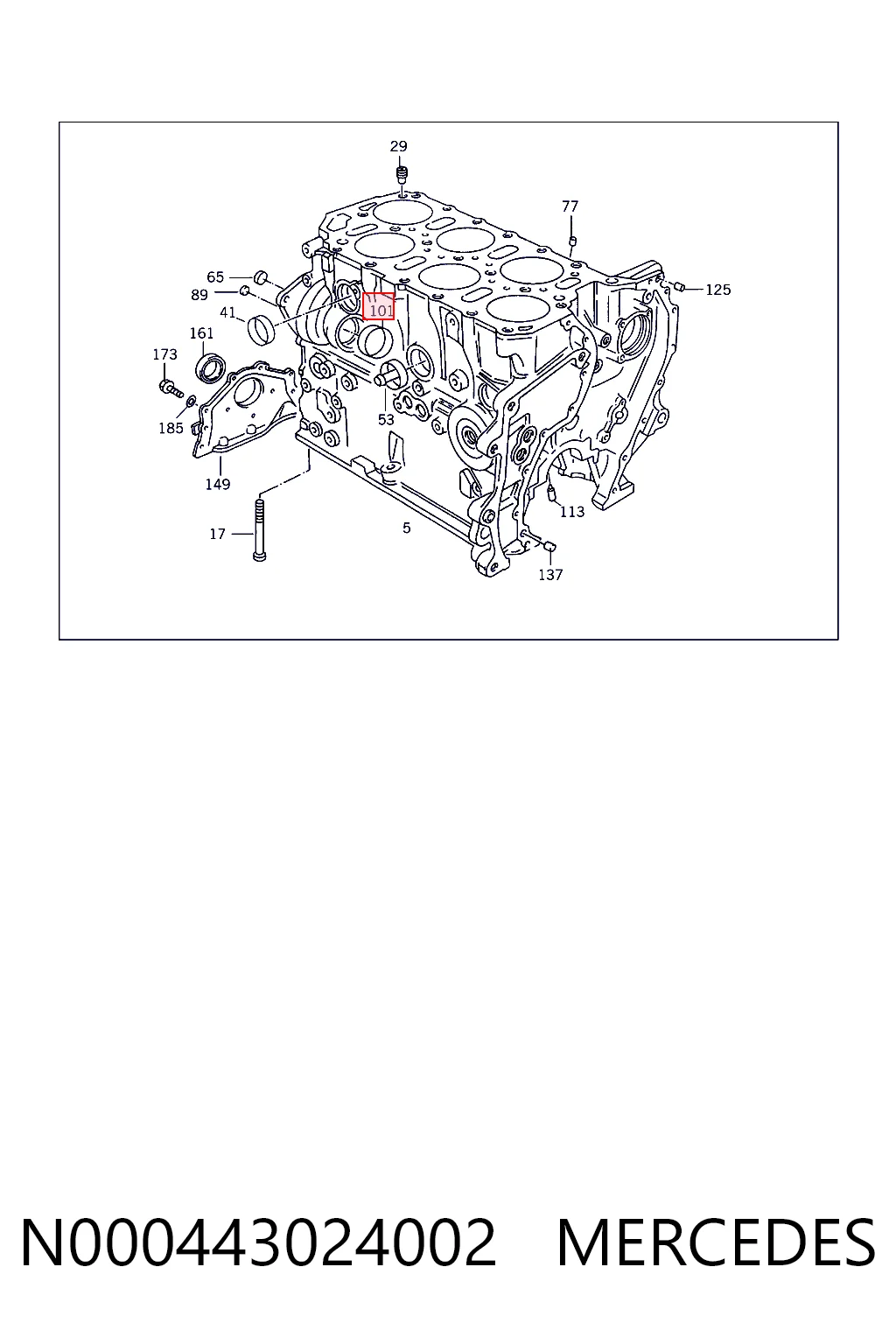 N000443024002 Mercedes