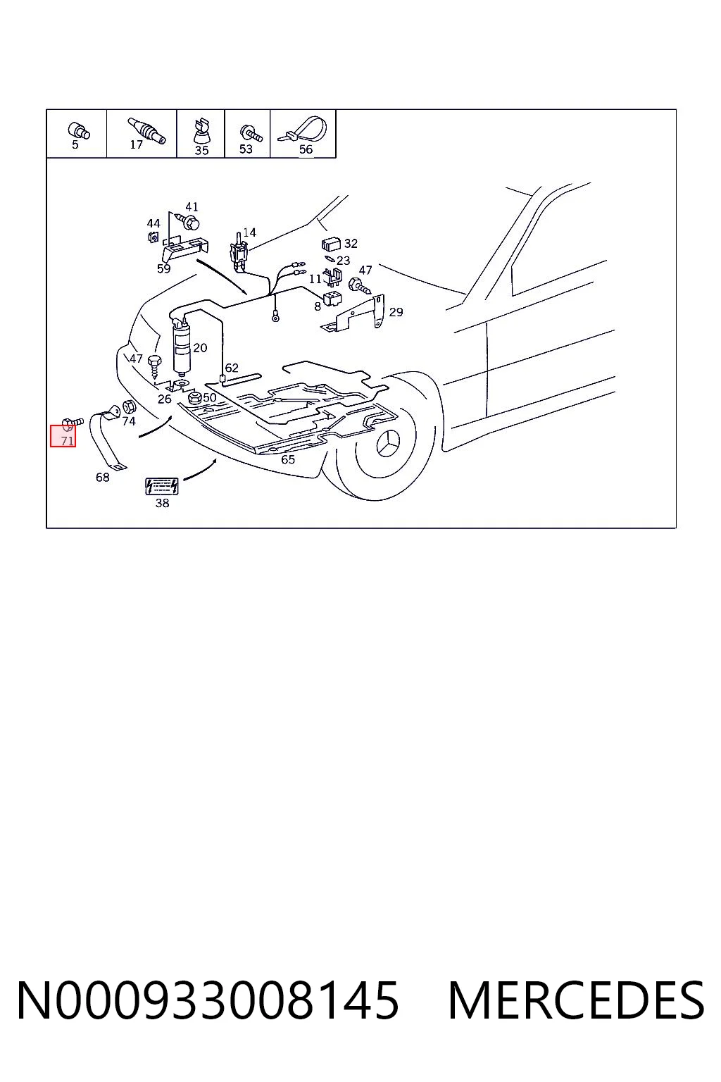 N000933008145 Mercedes