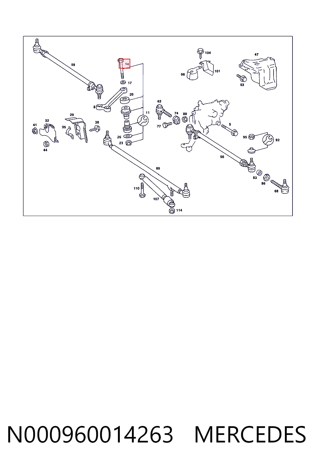 N000960014263 Mercedes