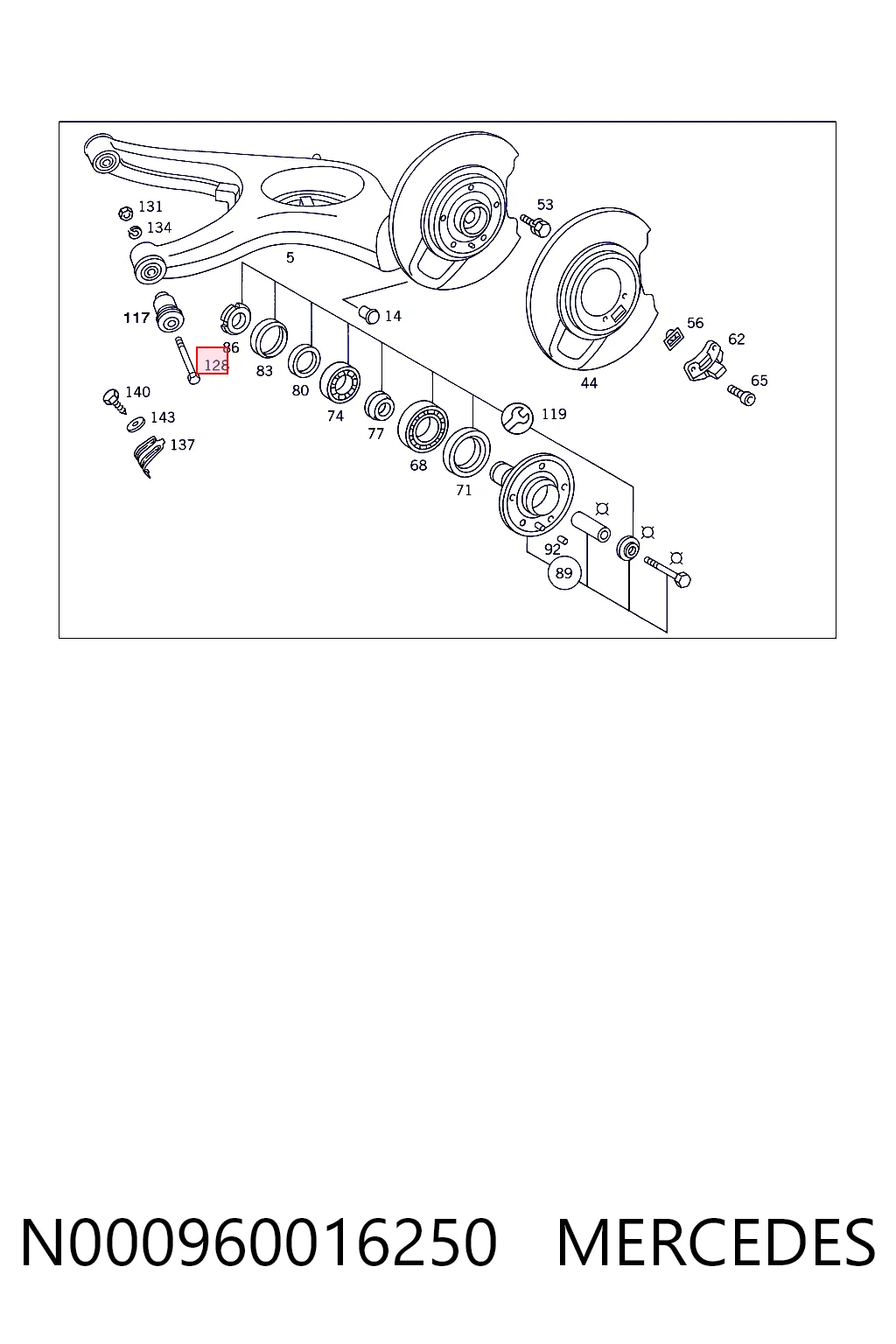 N000960016250 Mercedes