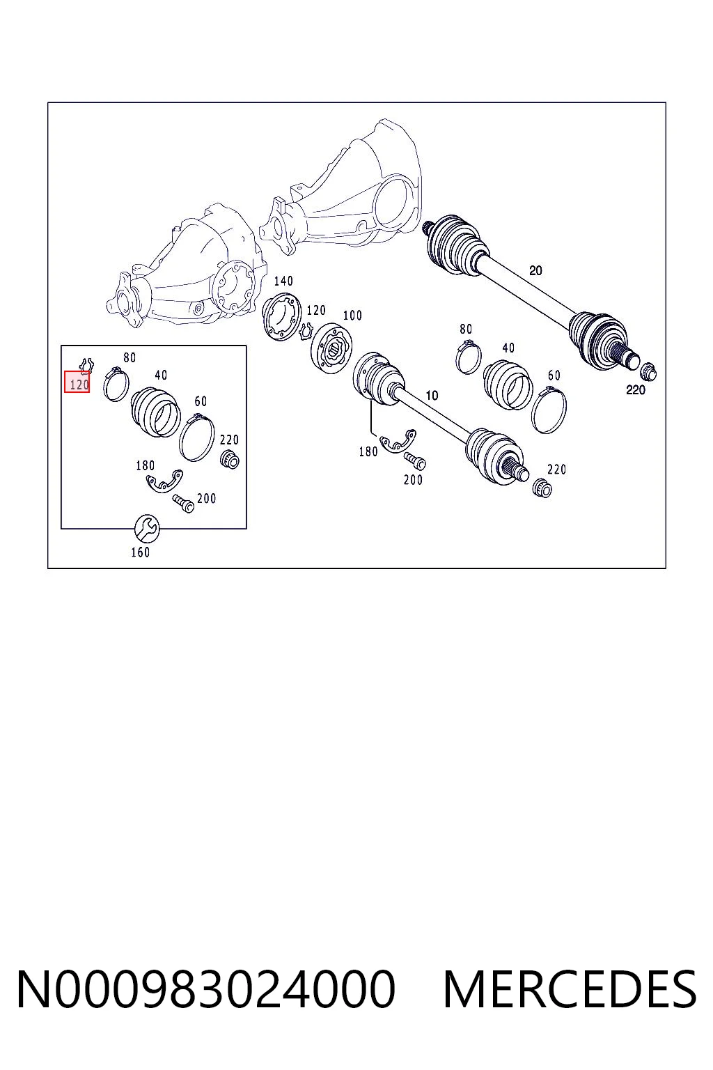 N000983024000 Mercedes