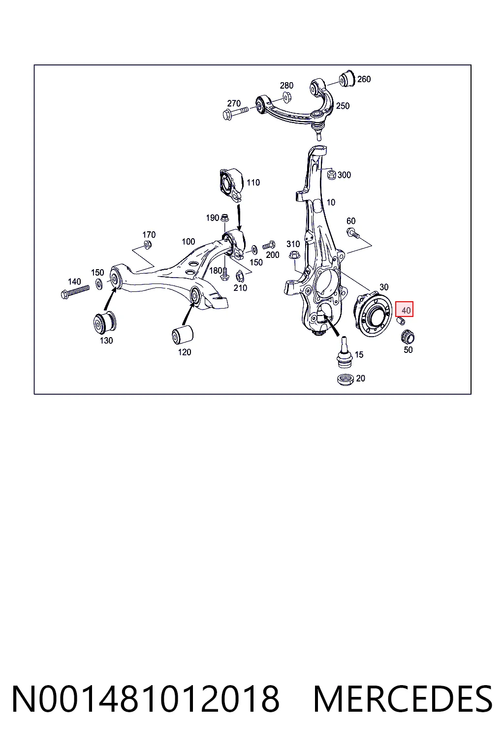 N001481012018 Mercedes