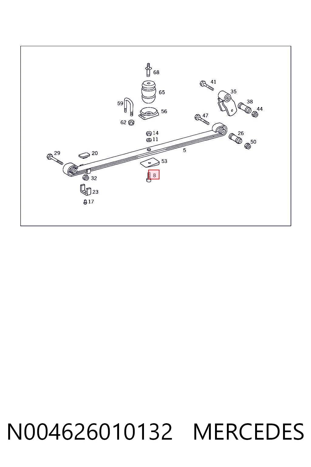 N004626010132 Mercedes
