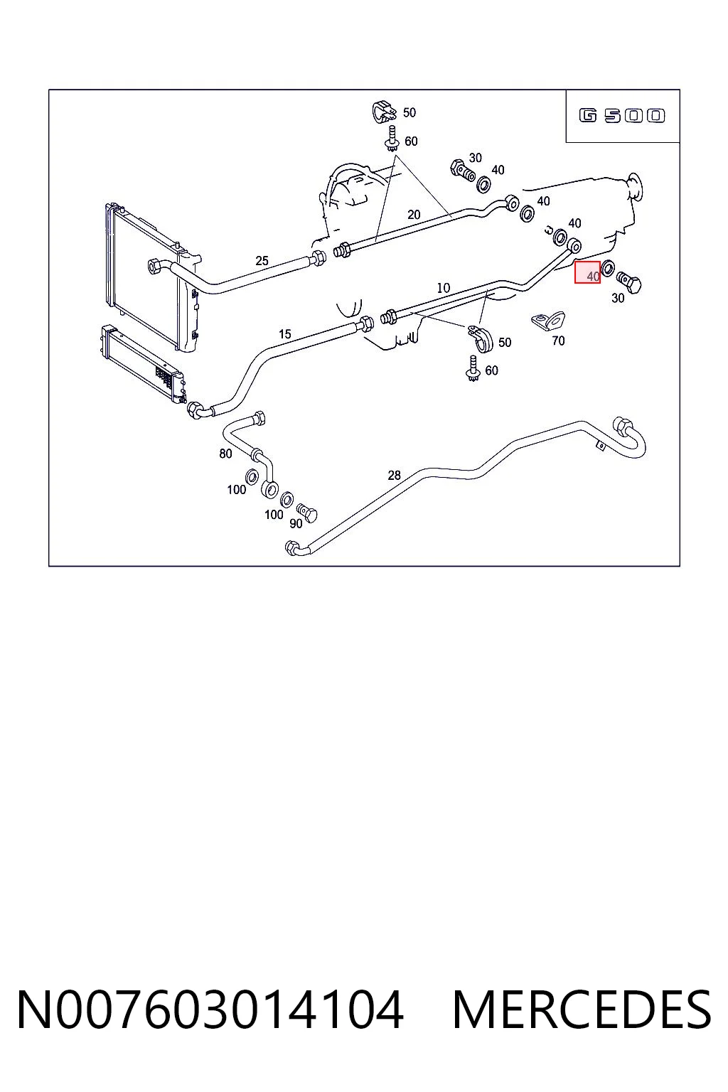 N007603014104 Mercedes